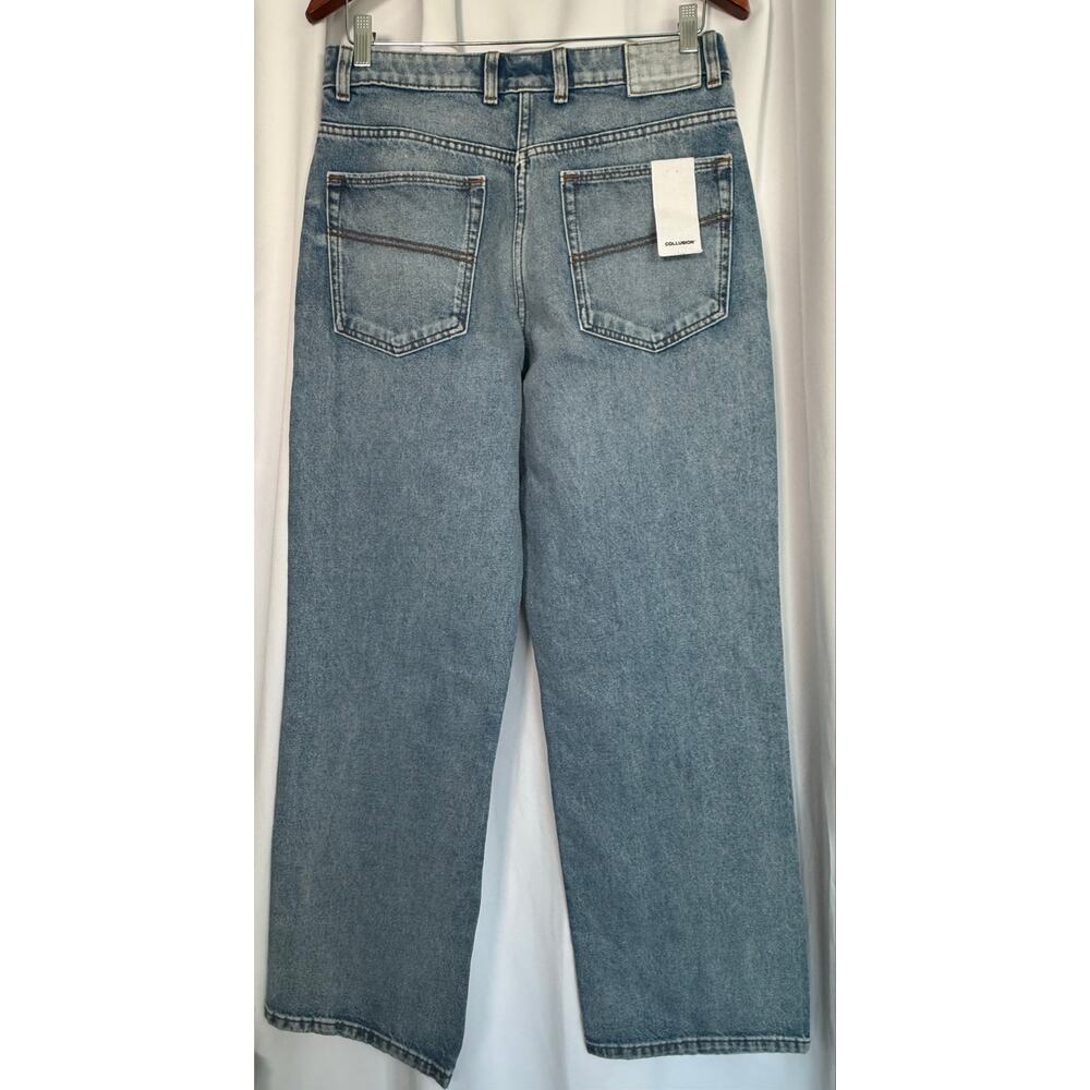 ASOS Collusion Baggy Straight Leg Jeans Womens 28W 32" Inseam New with Tags - Picture 6 of 7